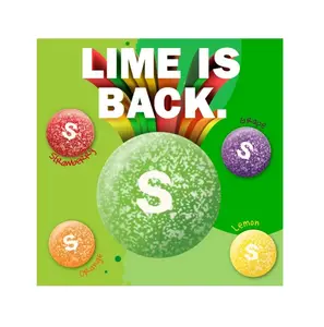 Skittles Sours Pre-Packed Multi-Flavored Bites Fruity Sweets - Sour Outside, Sweet Inside Candy, Strawberry Grape Orange Lemon Lime Flavors, Ideal for Cupboard Storage & Sharing