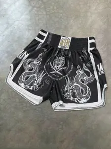 Dragon and Tiger Printed Street Wear!   🥊 High quality breathable fabric, high waisted elastic band, perfect for gym, training or Y2K street style. #Muay Thai # Boxing Shorts # Street Fashion # Y2K Style # Dragon Tattoo # Sports and Leisure
