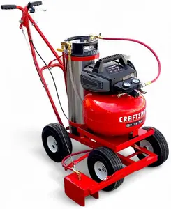 Football Soccer Field Paint Lining Machine Electric Compressor High Pressure Model