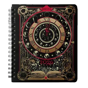 Roman Compass Style Diary Book, Detailed Daily Progress Tracker Notebook, Effective Time Management Tool, Holiday Gift Idea, Travel Diary Notebook