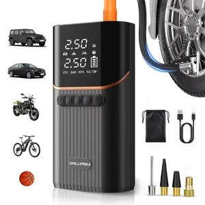 10000A 9-in-1 Jump Starter with Air Pump, Digital Tire Inflator & LED Light – Portable Car Battery Booster
