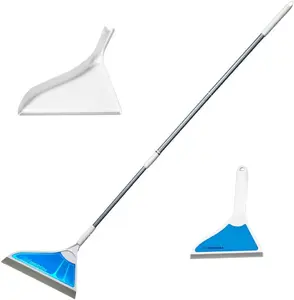 Helio Air Broom 3 Piece Kit All Surface Sweeper and Squeegee for Wet and Dry Cleaning Dust, Dirt, Liquids, Pet Hair, Tile, Hardwood Floors, Carpet, Furniture, Windows, Shower Doors as Seen on TV Helio AirBroom