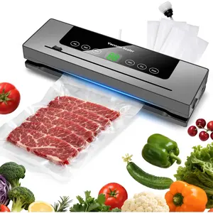 Vacuum Sealer for  Storage, 65 kPa Air Sealing System with 5 Modes, 12.6 in Seal Bar, IPX4   Panel, Built-in , Compact and Reliable Design for Everyday Kitchen Use