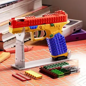 Tactical DIY Building Block Handle Set | Multiplayer Strategy Collaborative Toy, Essential for Outdoor Team Activities