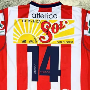 Chivas Guadalajara 2002-2003 Home Jersey: Retro Soccer Shirt, XL QWQ