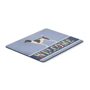 212 MAIN German Shorthaired Pointer Welcome Mouse Pad - Polyester, Heatproof, Permanently Dyed Imprinted Art, Multi-Use Computer Accessory (Doubles as Hot Pad or Trivet)