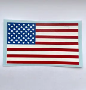 US Reflective USA Flag Car Decal-Patriotic Sticker -Night Glow Vinyl american flag sticker Reflective Weather-Resistant Car Decal