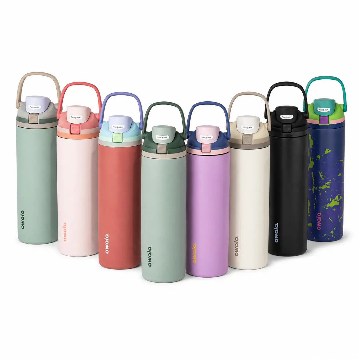 Owala 30oz Sway Stainless Steel Water Bottle-Multicolor,new style