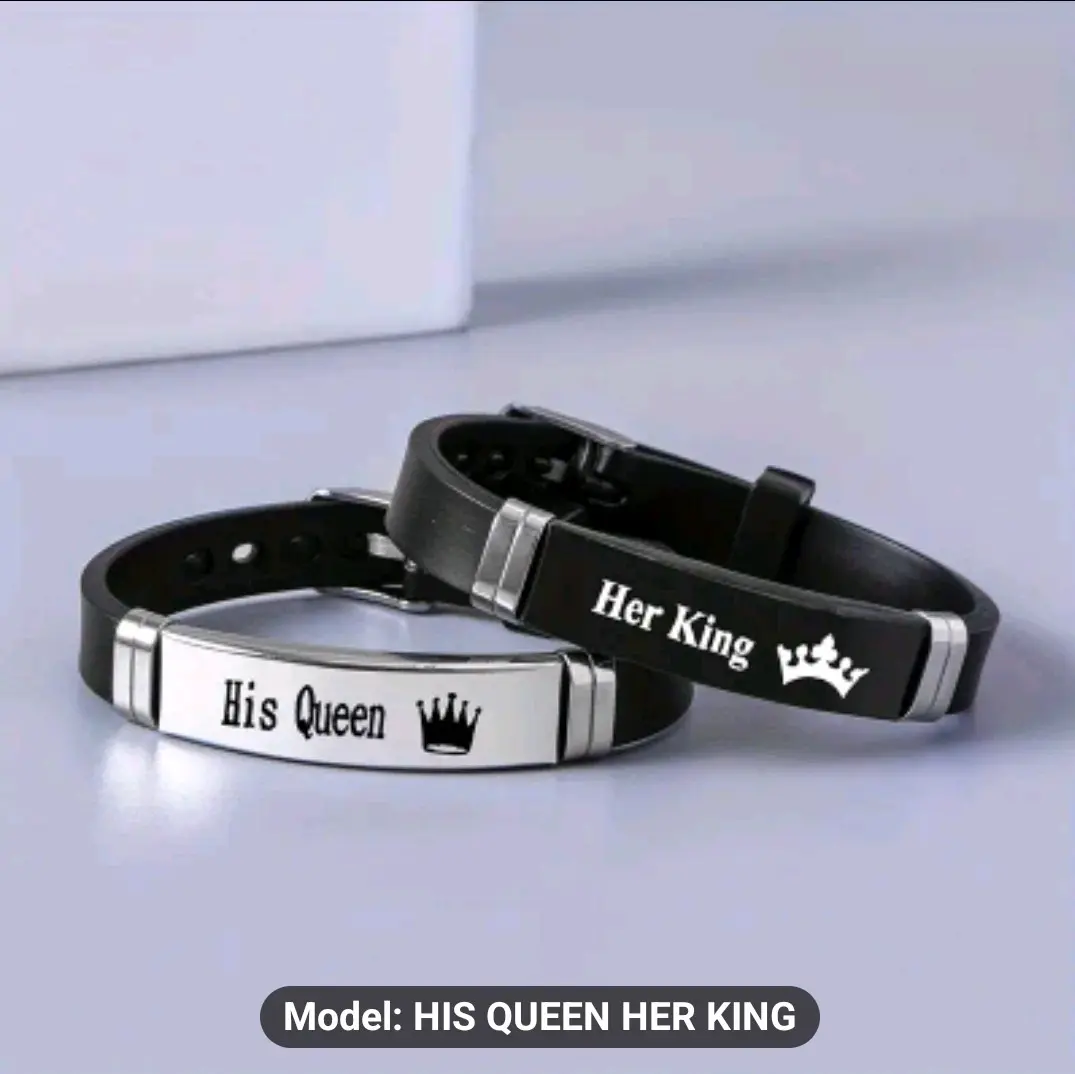 custom made bracelet for couples gift set