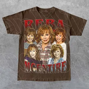 Limited Reba McEntire Vintage T-Shirt, Gift For Woman and Man Unisex T-Shirt
