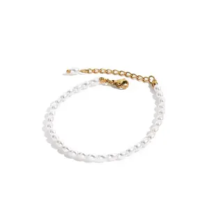 Seashell Pearl Bracelet