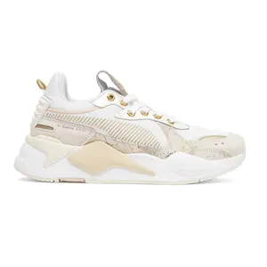 PUMA Womens Rs-X Glimmer Lace Up Sneakers Shoes Casual - White