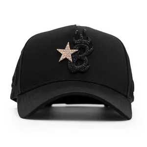 Barbas Hats 'B Star Premium Edition' Modern Unisex Streetwear Cap with Chrome-Inspired Detailing & Everyday Style for Streetwear Enthusiasts