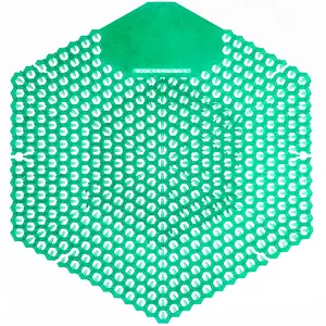 Fresh Products Colorwave Urinal Screen Color Changing Anti-Splash Bathroom Deodorizer for Urinals in Commercial Restrooms - Cucumber Melon 10 pack