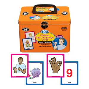 400 Webber Sign Language Cards