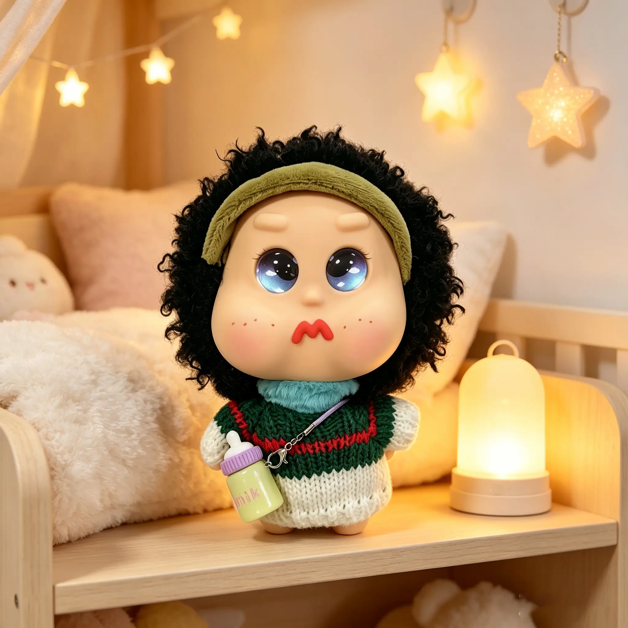 [FLUFFY BYTE] Rechargeable Fairy Tales Talking Plush Doll Keychain - Press-for-Fun Sound Effects, Portable Hanging Charm, Soft Stuffed Toy, Weird-Cute Collectible, USB-Rechargeable Backpack Ornament, Puff Pout Gift for Kids