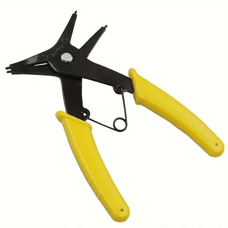 2-In-1 Circlip Pliers Dual Purpose Internal External Snap Ring Tool, Metal Material, Versatile Mechanical Tool for Precision Work