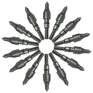 Archery Arrow Accessories 6.2mm Universal Threaded Arrowheads 7.8mm Replaceable Stainless Steel Target Heads