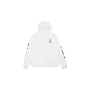 Pullover Hoodie Logo Print "White" CHRM0049