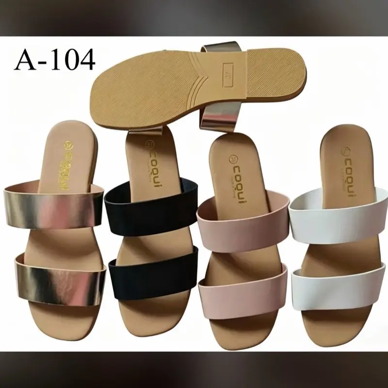 Women's Casual Sandal, Breathable Open-Toe Footwear for Daily Wear 3 pair for 35
