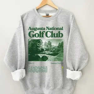 [SALE OFF 50%] The Masters Vintage Sweatshirt, Golf, Augusta National Golf Club Tee 4LS