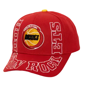 Men's Houston Rockets Mitchell & Ness HWC Around the Way Adjustable Cap