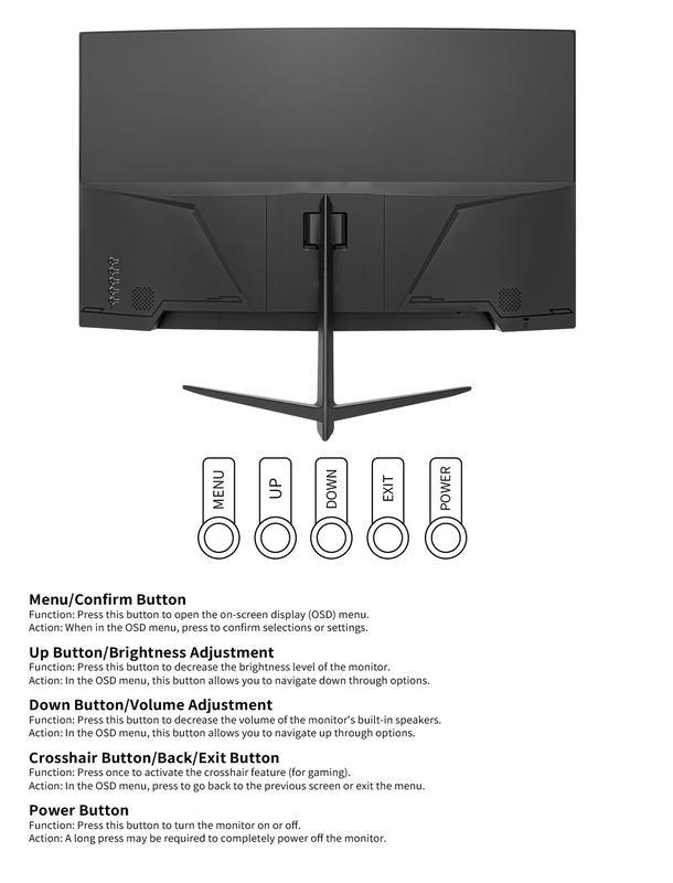 Neo 24” Micro-Curved 180Hz Gaming Monitor – FHD IPS Display, 1ms Response, FreeSync, HDR, HDMI/DP, Speakers, VESA Mount