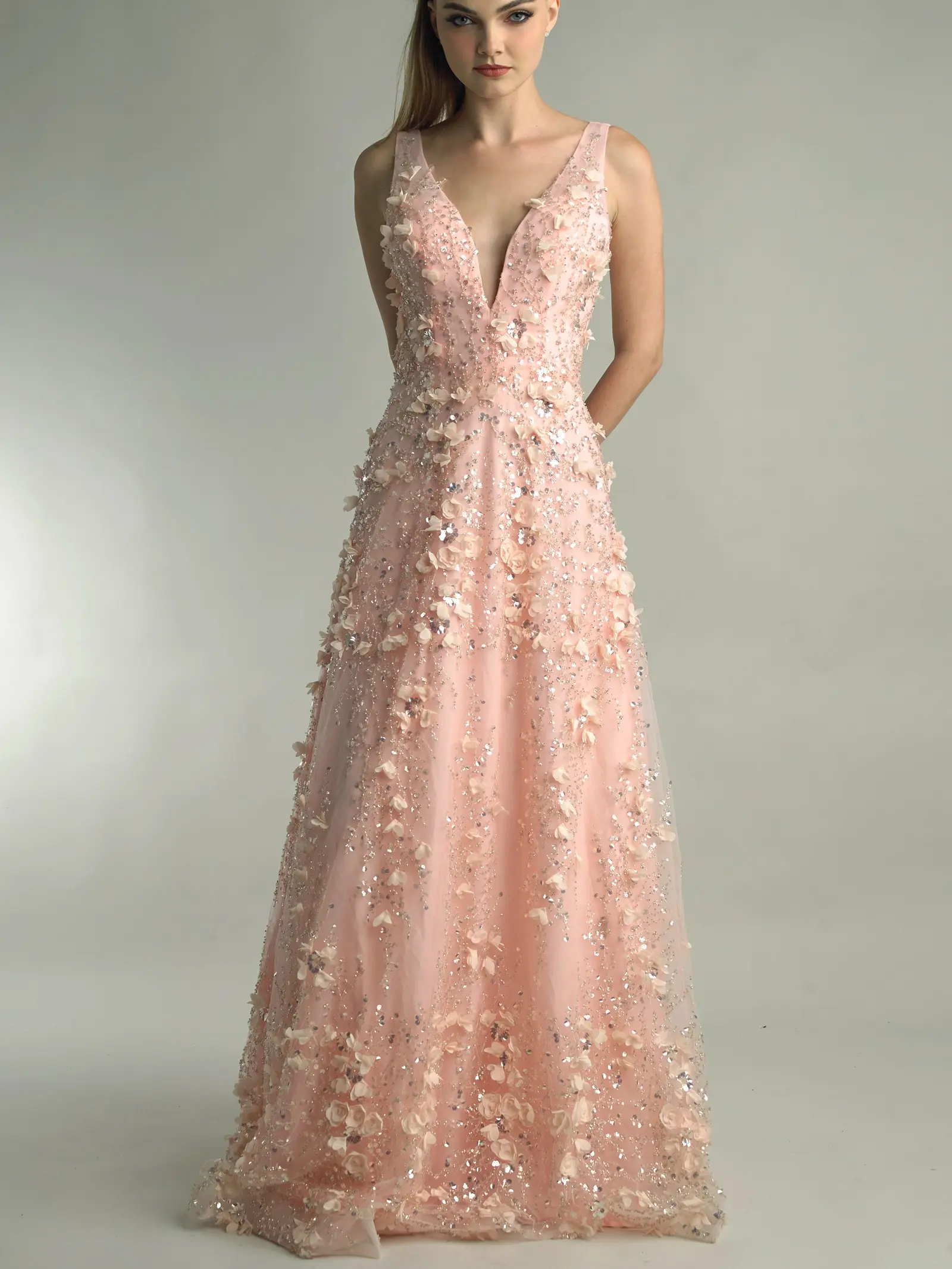 Basix Black Label Sleeveless A-Line Gown - TikTok Shop Basix Black Label Sleeveless A-Line Gown - TikTok Shop