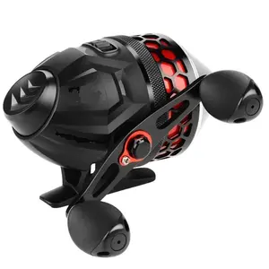 Spincast Reel 4.0:1 Pre-Spooled 160 Yds Push Button Reversible Handle