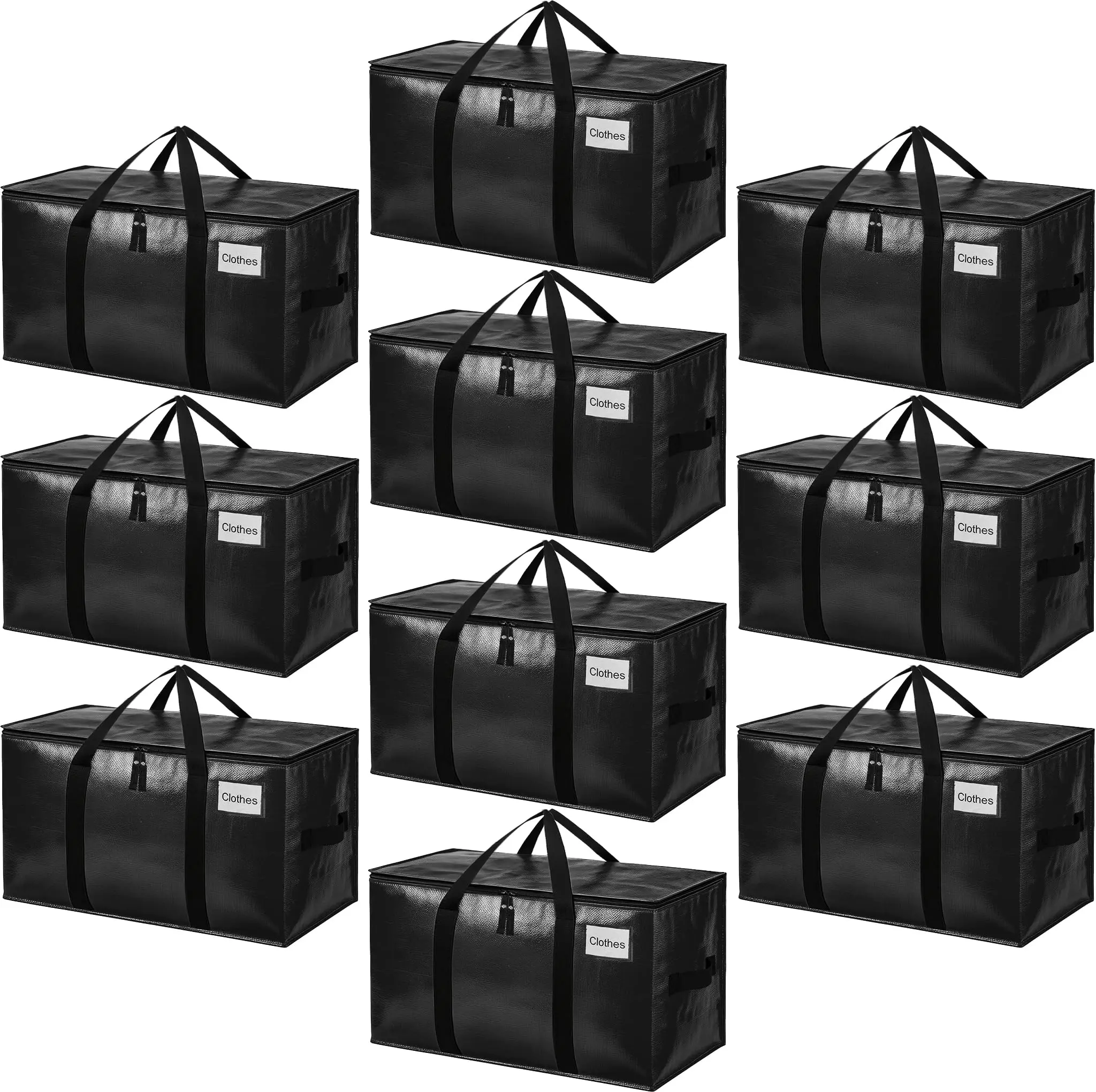 BAGAIL Heavy Duty Moving Bags with Strong Handle, Extra Large Moving Boxes, Storage Tote for Clothes, College Moving Supplies