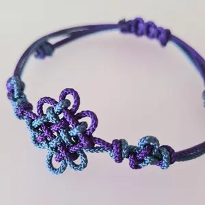 Popular Creative Chinese Knot Woven Rope Bracelet Stylish Adjustable Cosplay Rope Chain Bracelets Jewelry Accessories Gifts