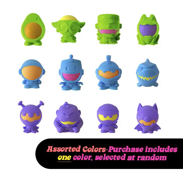 NeeDoh Dohjees Series 2 - Pop, Swap, and Squeeze Fun Creatures with Teenie NeeDoh Inside - 24 Collectible Characters - One Randomly Selected