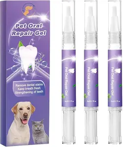 Cvreoz Pet Oral Repair Gel, Pet Oral Restorative Gel, Eliminate Breath, Targets Tar-Tar, Without Brushing, Pet Teeth Whitening, Pet Breath Freshener Gel Care Cleaner