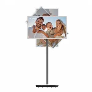 VEOUT 4K Touch Screen Portable TV , Stanbyme Monitor with Google Store Android 13 8G RAM+128G Storage Built in 9500mah Battery