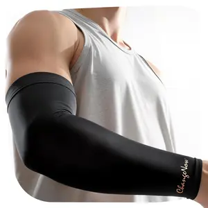 Copper-Infused Compression Arm Sleeve for Men & Women [Stronger Support & Perfect Fit] Ultra Breathable Full Arm Brace for Forearm, Bicep, Triceps - Tennis Elbow, Basketball, Arthritis, Tendonitis