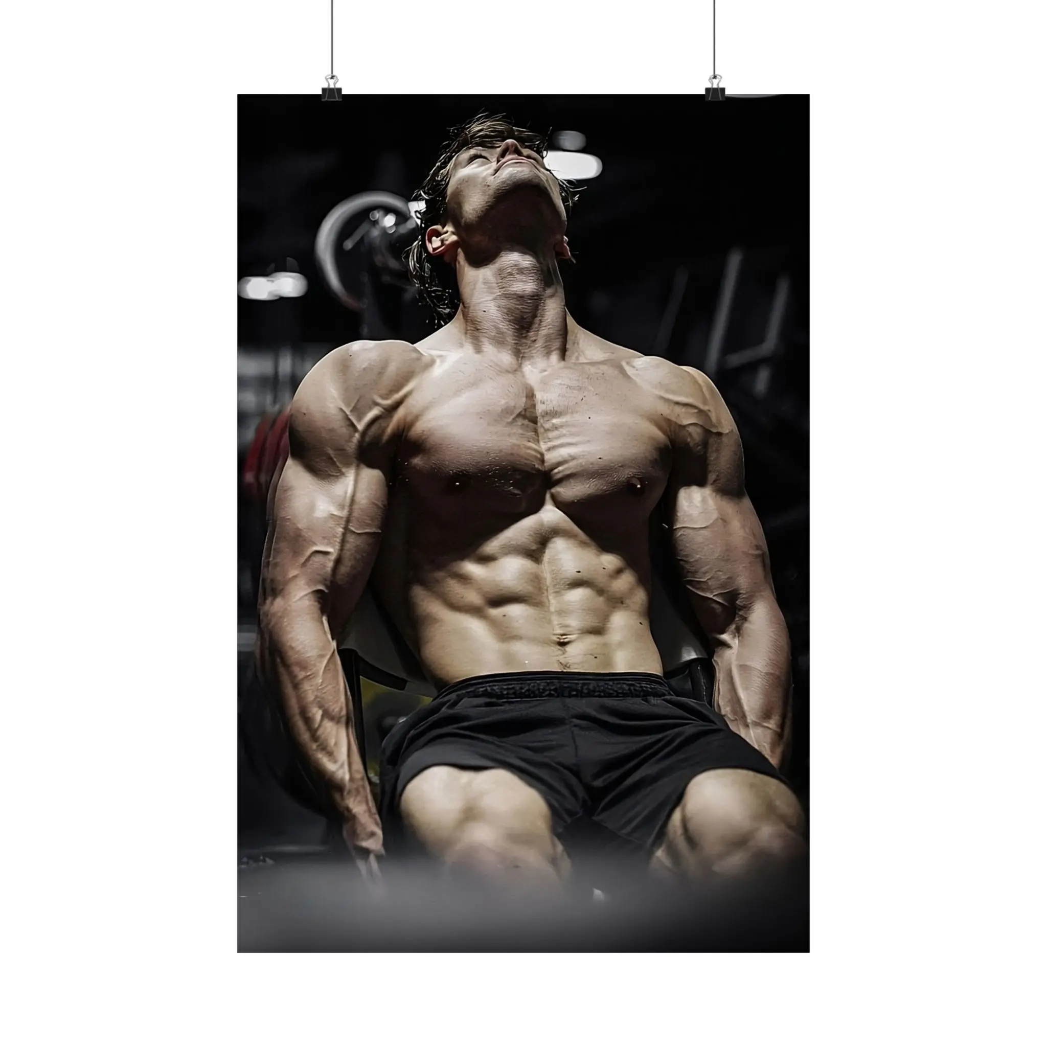 Fitness Influencer David Laid Aesthetics Poster, Gym Wall Art, Youtuber Decor, Motivational Exercise Print, Matte Vertical Posters 2