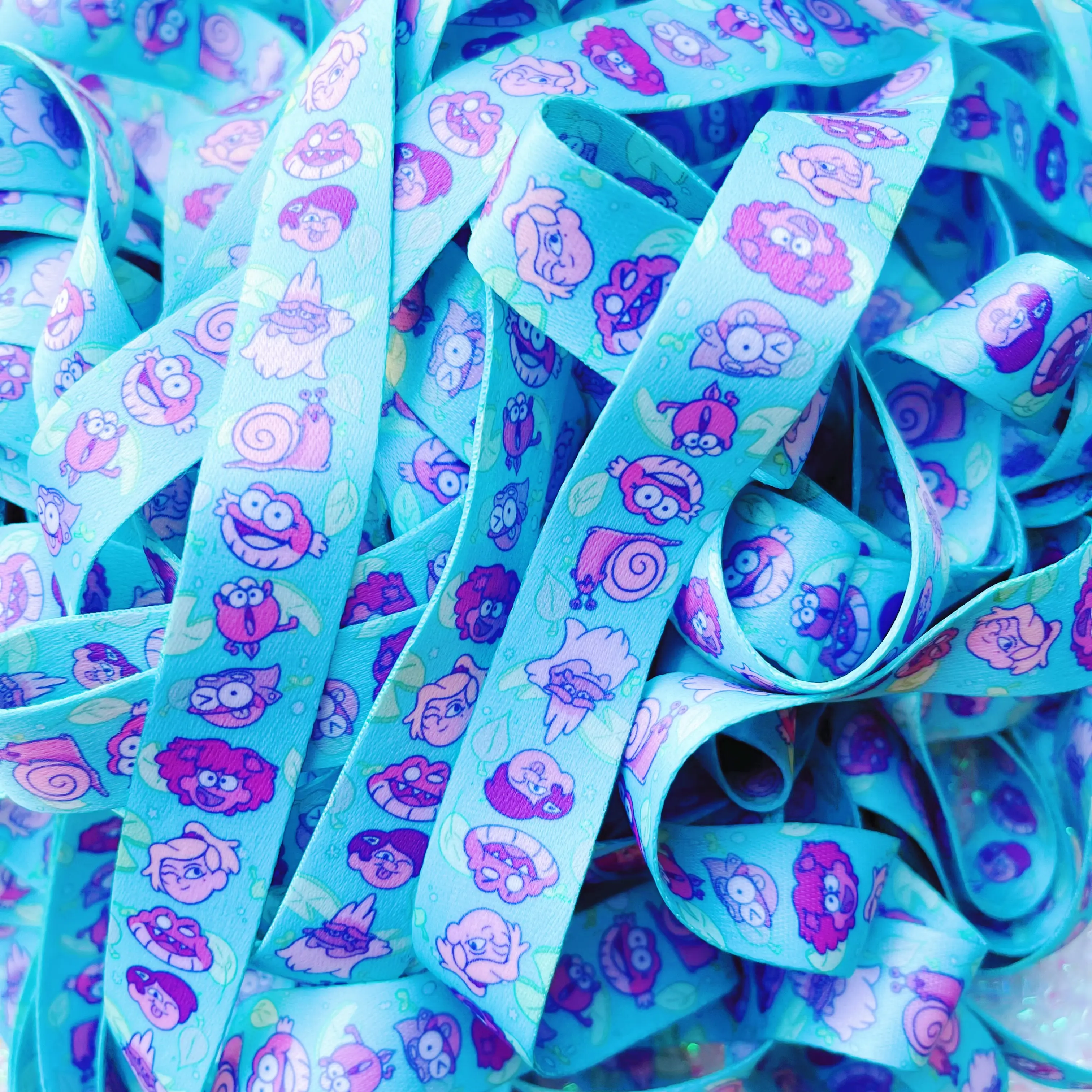 AMPHIBIA Anne⋆Sasha⋆Marcy All Over Print Froggy Lanyard