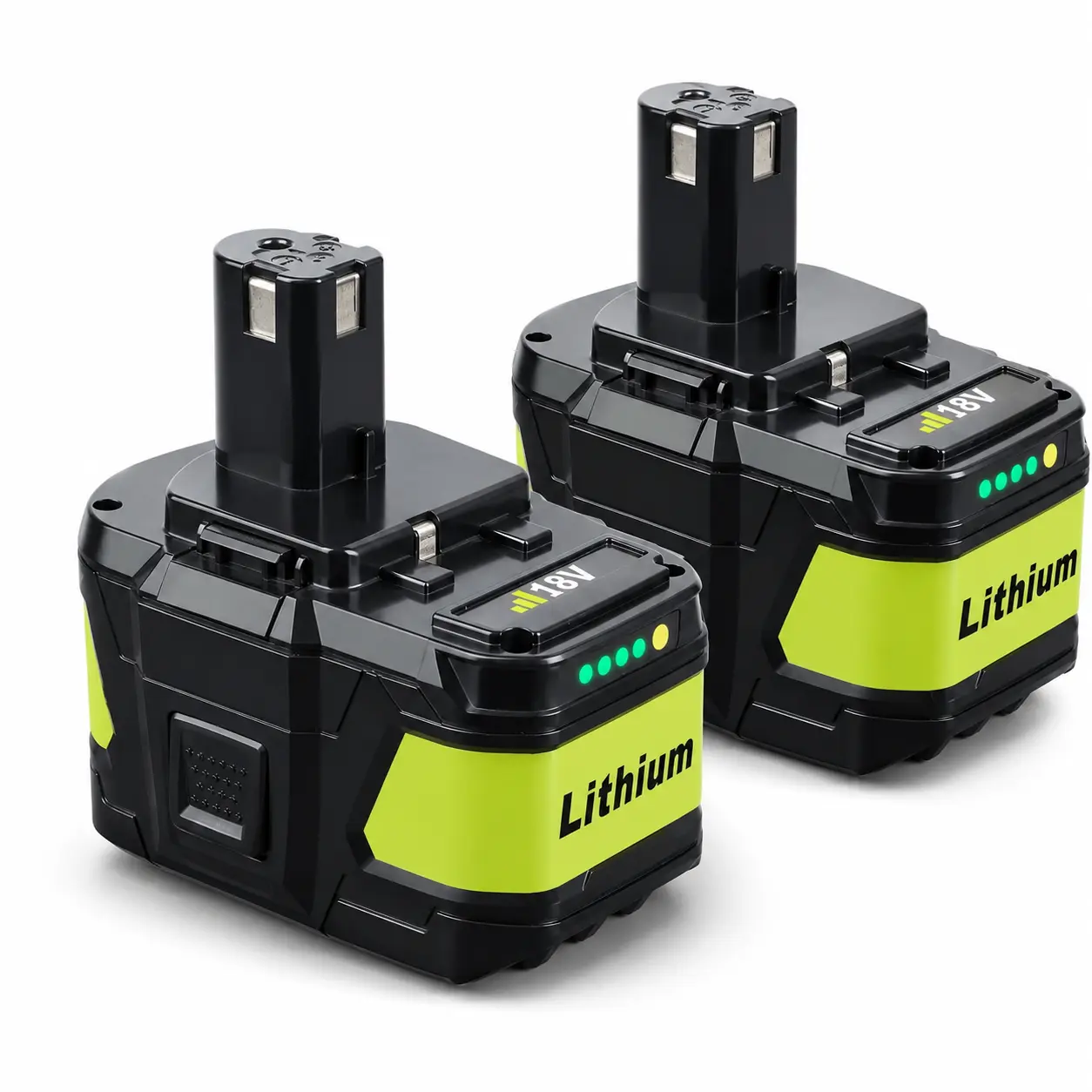 2Pack 9.0Ah 18V Replacement Battery for Ryobi ONE+ P108 P109 P102 P103 P104
