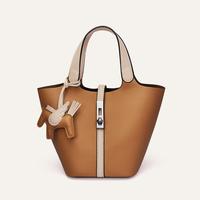 Brown with Beige Apricot