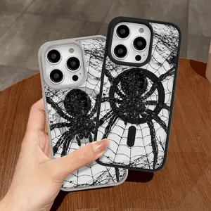 A Two-In-One Magnetic Accessory Made of Acrylic, Compatible with for iPhone 17 E Air Pro ProMax iPhone16 15 14 Plus 13 12 11 X XS XR. It Features a Unisex Design, Ergonomic Anti-Drop Protection, Improved Grip