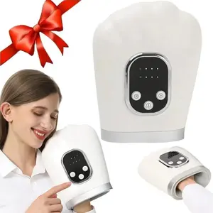 Portable Hand Massager with Heating and Compression, Portable Pain Relief, Wireless 3 Modes Electric Hand Massager, Perfect for Hand Relaxation, Relaxation Aid, Christmas Gift