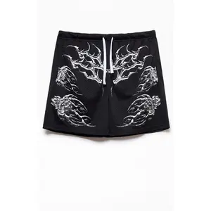 Civil Men's Black Splinter Sig Mesh Shorts