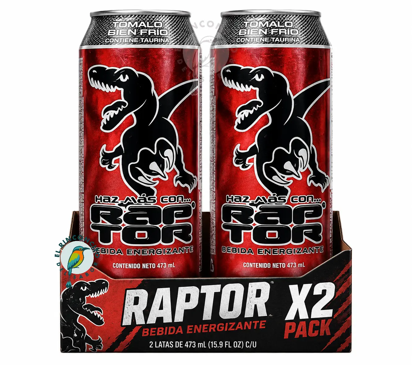 Raptor Brand Authentic Central American Energy Drink, Sport Beverage