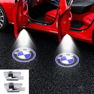 Car Door Welcome Projection Light LED HD, Car Door Decoration Lamp, Night Ground Atmosphere Light, Personalized Car Projector for BMW 3 Series G20 G21,8 Series G29 Z4,M4 M G02,M8,X7 G07,1 Series,2 Series,4 Series,i4，ix4