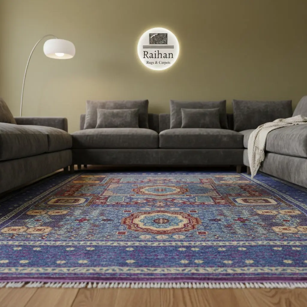 Mamluk Handwoven Tribal Rug  9'9" × 6'8"