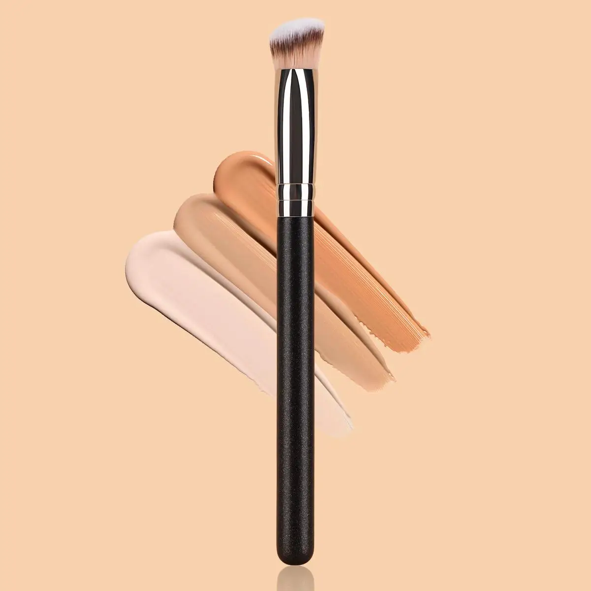 Triangle Shaped Concealer Brush, 1 Count Soft Bristles Makeup Brush for Liquid Foundation, Loose Powder, Concealer, Cream, Valentine's Day Gift