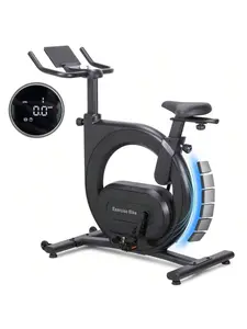 Indoor Cycling Bike For Home Cardio, With Shuttle Smart Knob, Magnetic Resistance/Brake Pad, Low Noise With App, Upgraded Version Seat