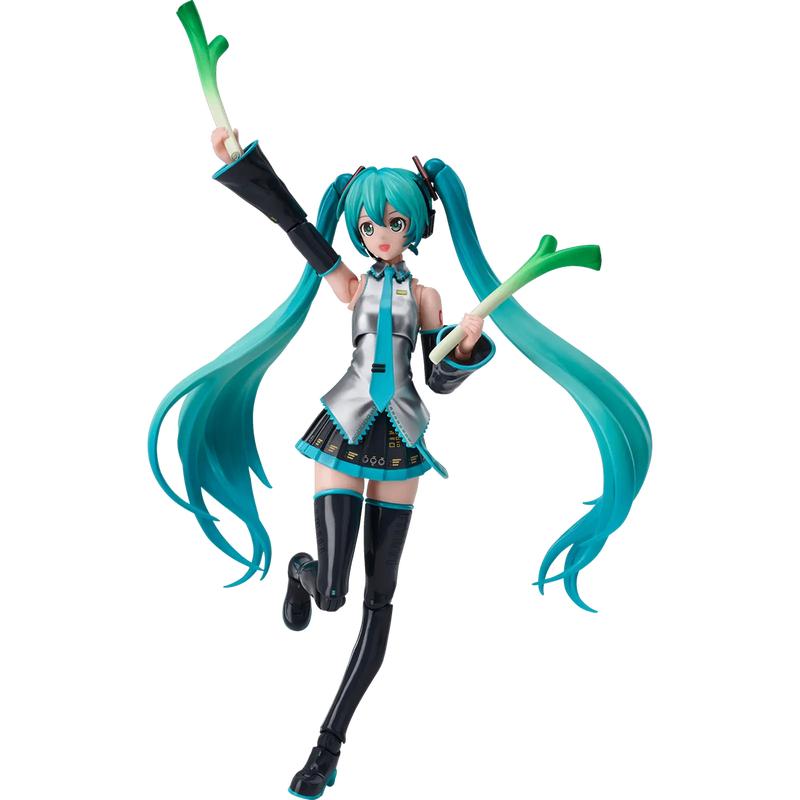Blokees Fantastics Series Hatsune Miku Official Outfit Tool-Free Assembly with 3 Expressions & Complete Accessory Set Microphone Keyboard Guitar