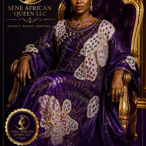 Getzner white Purple with pearl Platinum Getzner Bazin rich dress perfect for special occasion if you want to own the room