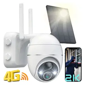 5MP 4G LTE Solar PTZ Security Camera | 10800mAh Long-Lasting Battery & Full-Color Night Vision | No WiFi Needed, AI Motion Alerts, IP66 Weatherproof, Auto Tracking | EseeCloud APP & Gov Incentives Supported camarade vigilancia 4g  security  camera
